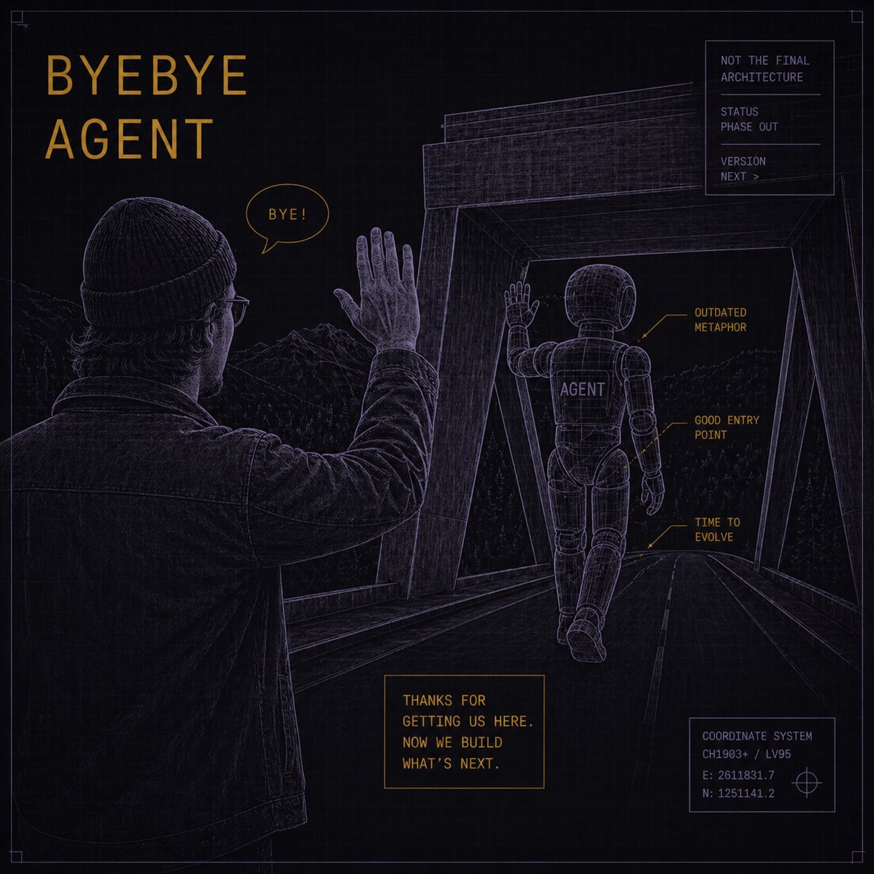ByeBye Agent — saying goodbye to the lone-agent metaphor